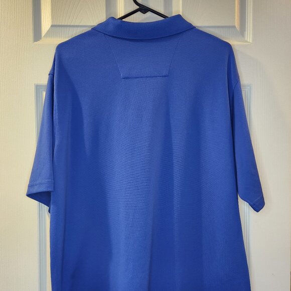 KU Embroidered Jayhawk Logo Antigua Men's XL Blue Polo - Picture 8 of 8